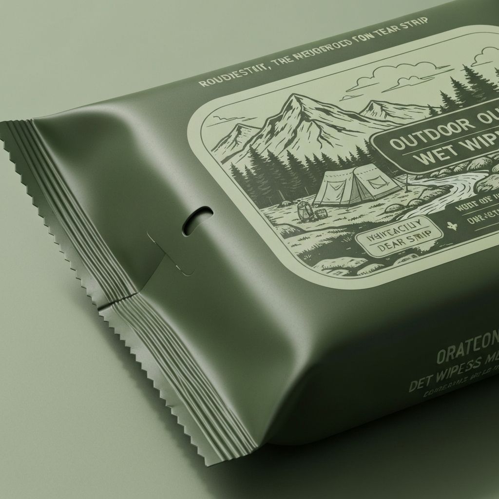 캠핑 아웃도어 물티슈