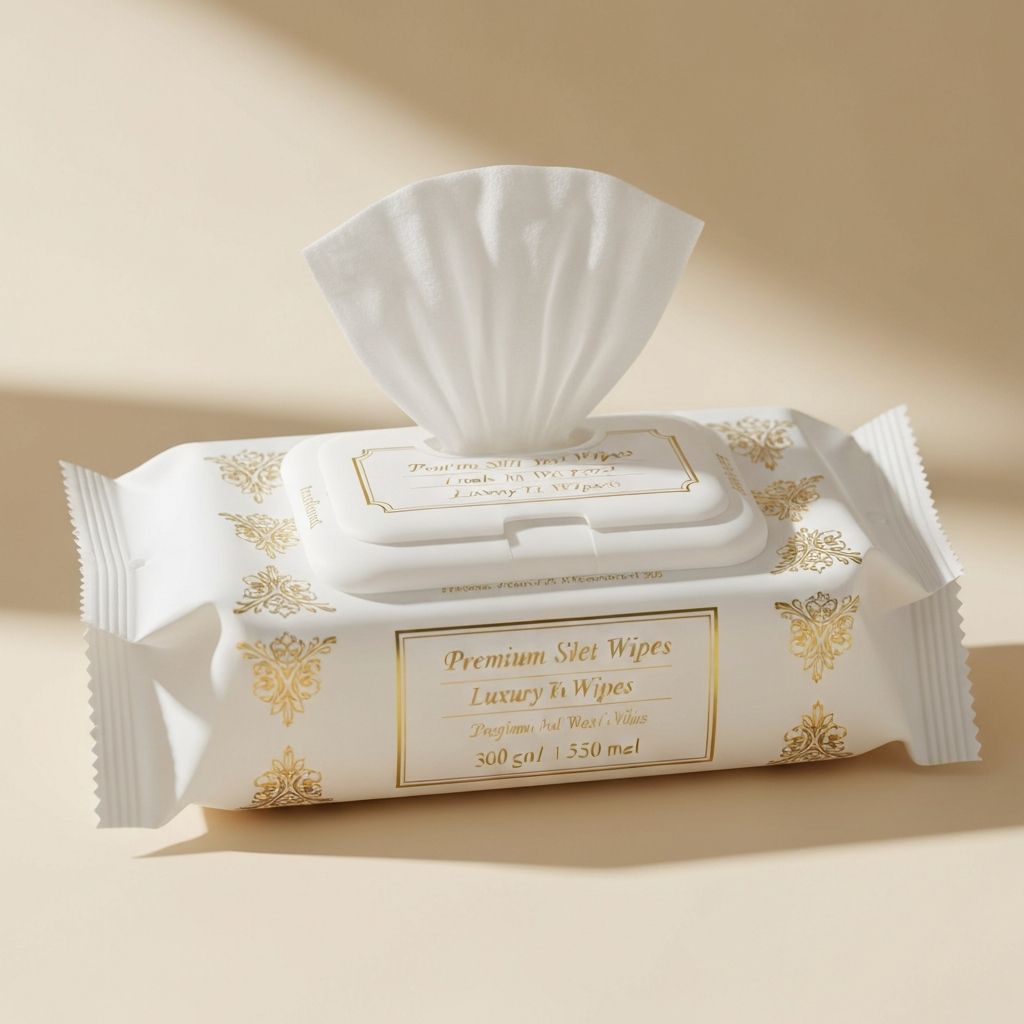 프리미엄 실크 물티슈