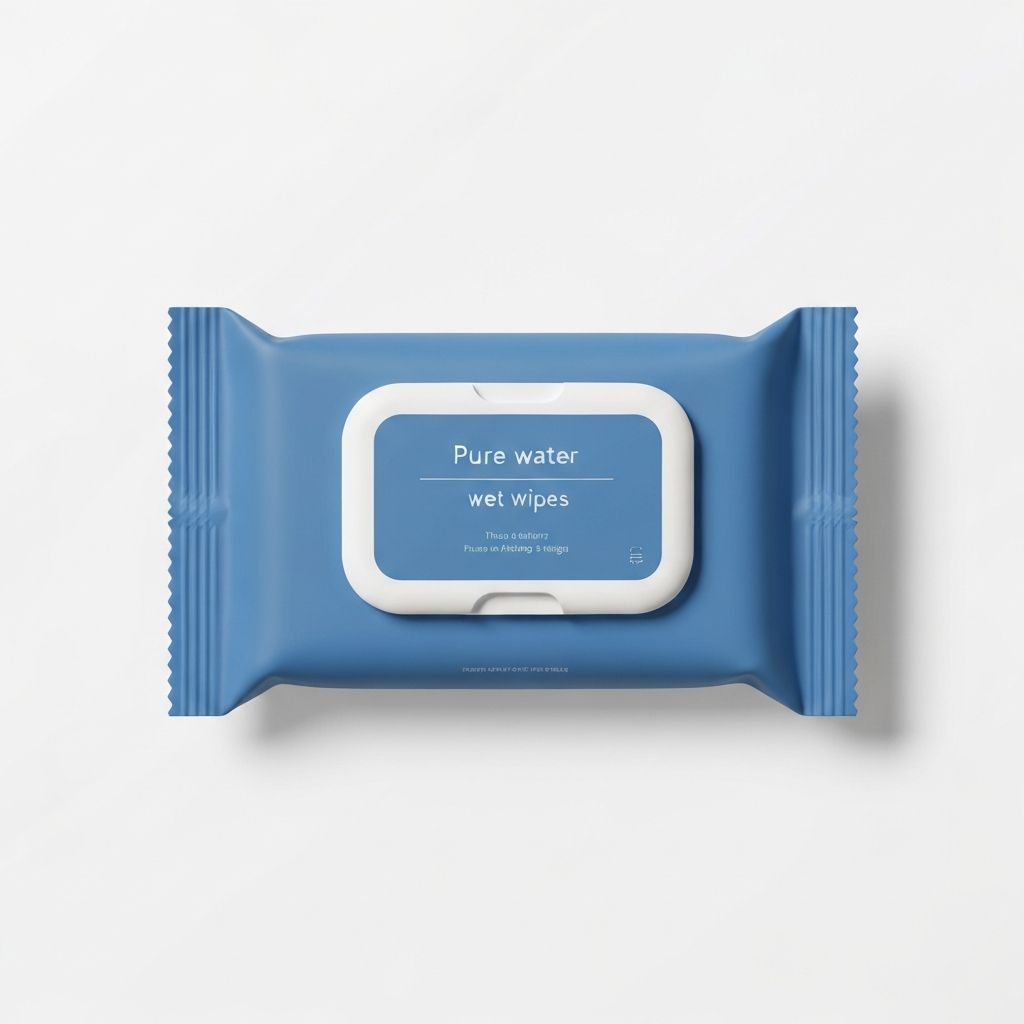 물 99.9% 순수 물티슈